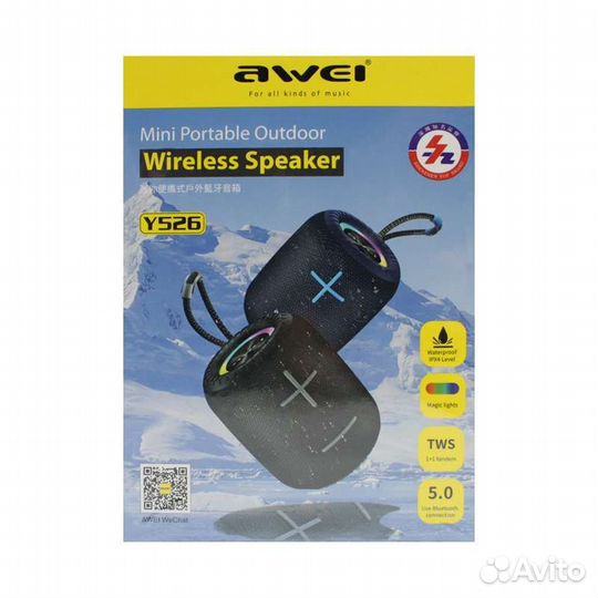 Колонка блютуз Awei Y526