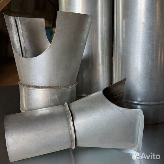 Воронка водосточная из оцинкованной стали 100