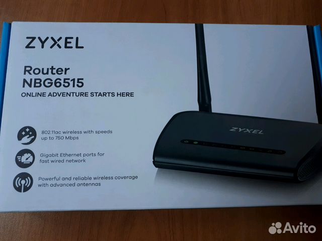 Wi-Fi роутер zyxel NBG6515