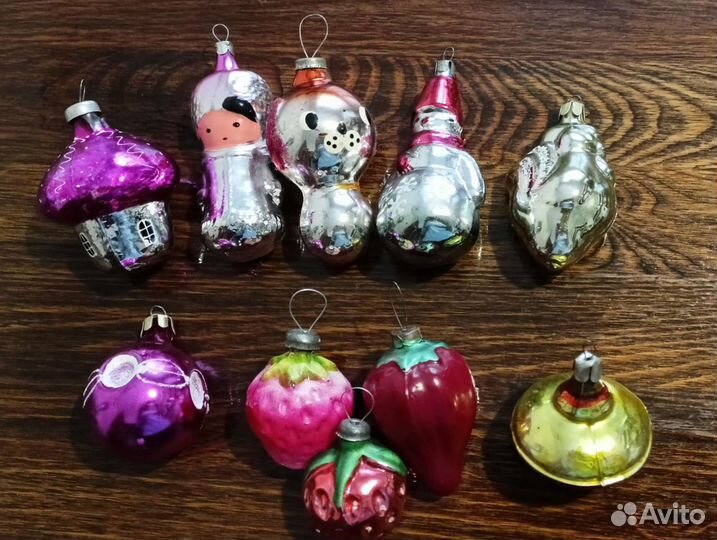 Игрушки новогодние СССР