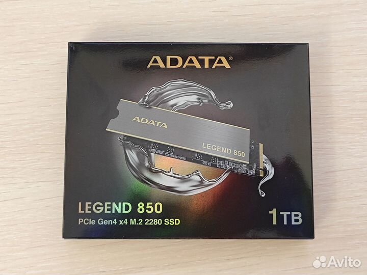 Новый SSD 1Тб AData Legend 850 M.2 PCI-E 4.0 x4