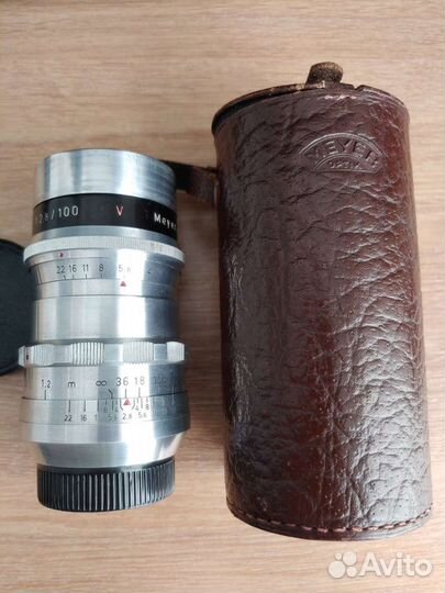 Объектив Meyer-Optik Görlitz Trioplan 100 2.8