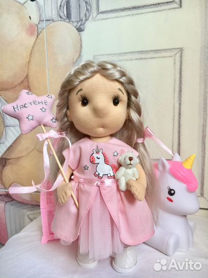 Текстильная кукла, интерьерная кукла