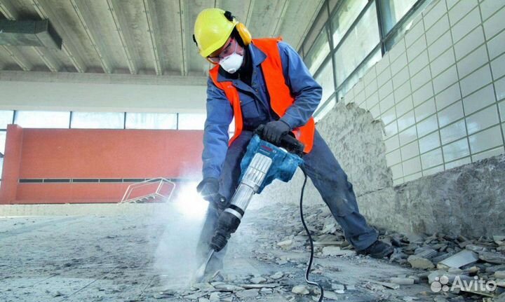 Слом стен вывоз мусора загрузка