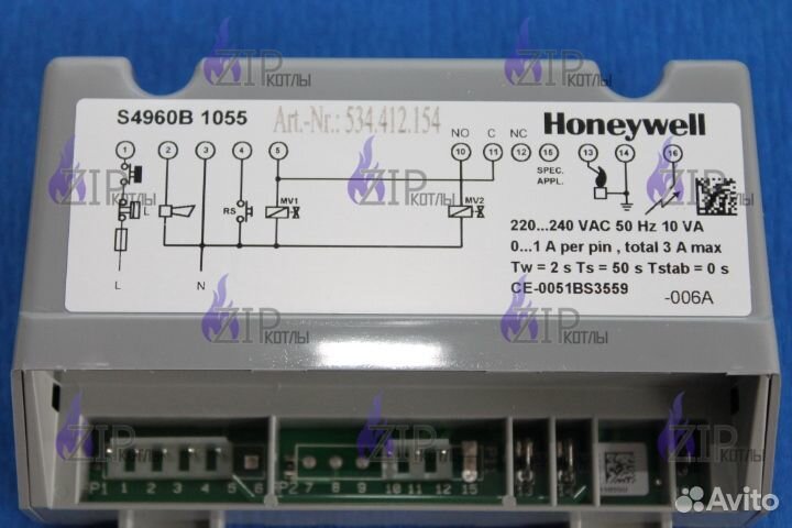 Блок управления Honeywell S4560B1055