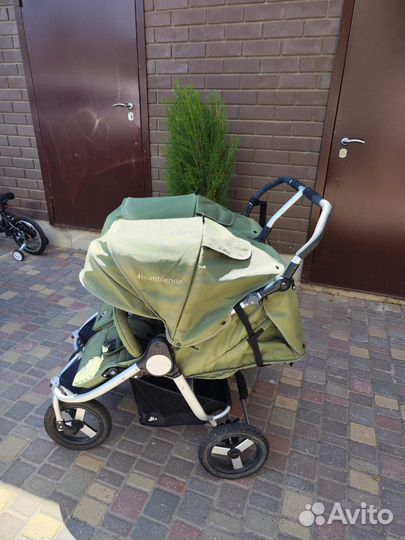 Коляска для двойни bumbleride прогулочная