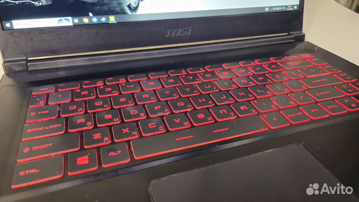 Игровой ноутбук MSI i5 16gb SSD RTX2060 gddr6
