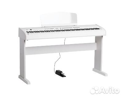Цифровое пианино, белое, со стойкой Orla