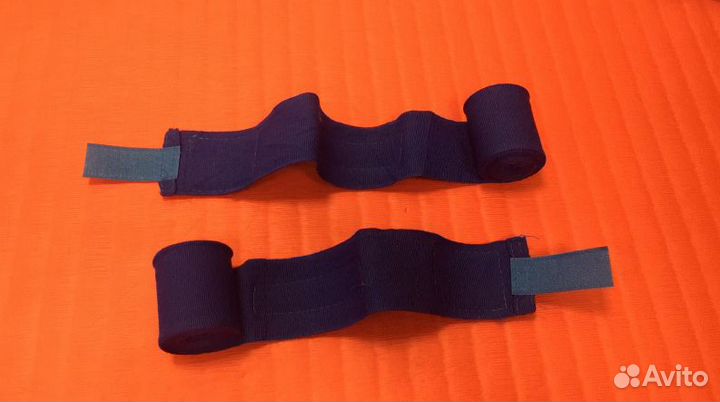 Бинты боксерские 2,5 м Estafit синие (пара)