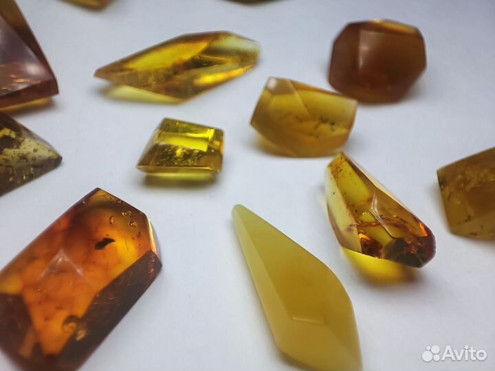 Балтийский янтарь обработанный