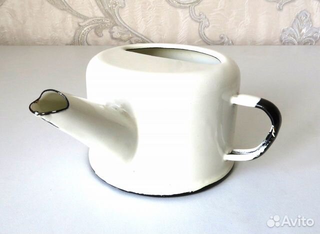 Чайник поильник непроливайка СССР Эмаль