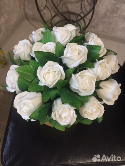 Букет из пенных розочек