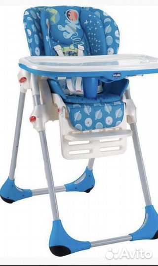 Стульчик для кормления chicco polly 2 в 1