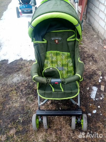 Прогулочная коляска трость бу