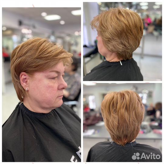 Стрижка окрашивание мелирование