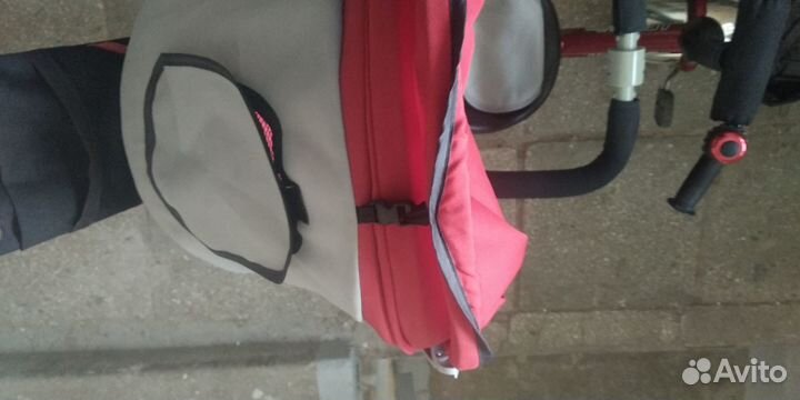 Детский велосипед трехколесный с ручкой