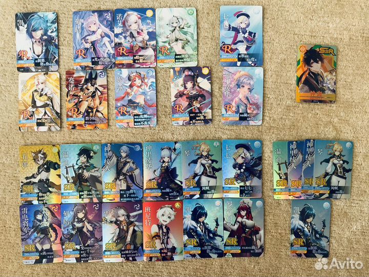 Коллекционные карты Genshin Impact