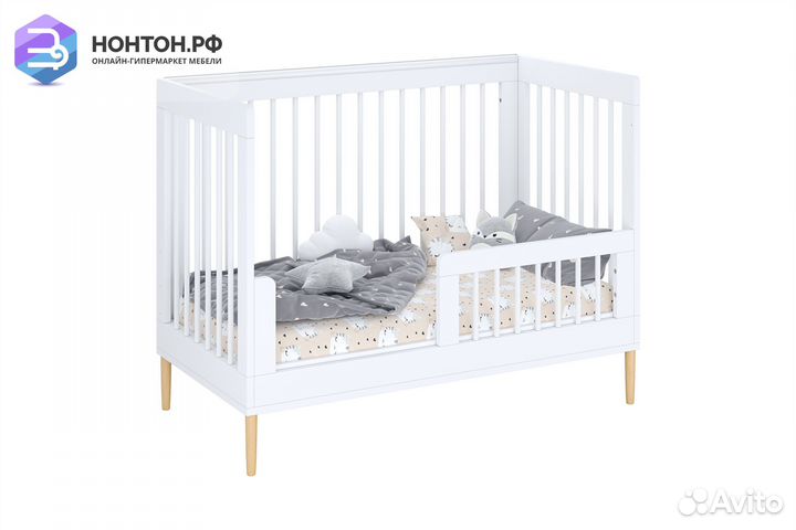 Кроватка детская Polini kids Simple 360 белая