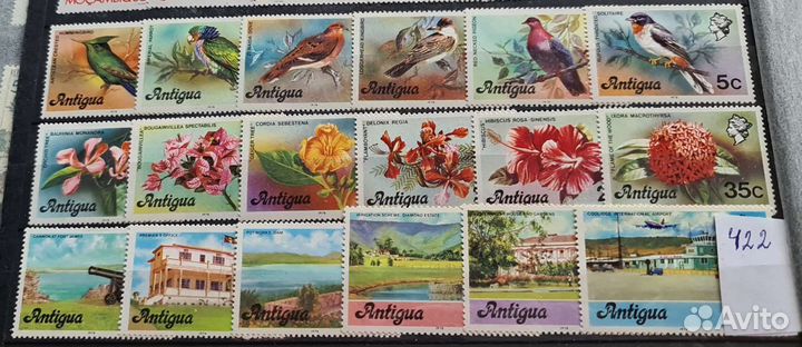 Марки, в основном **. колонии фауна Полные серии