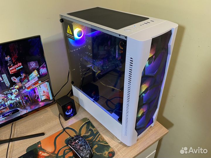 Шустрый Игровой пк с монитором IPS 24/1st DK-D4