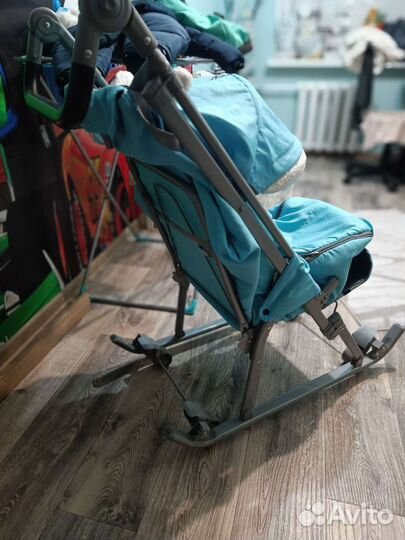 Детские санки коляска