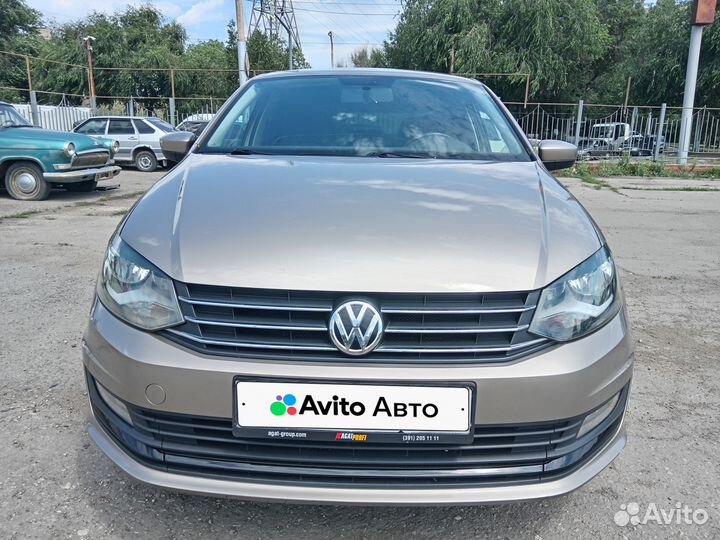 Volkswagen Polo 1.6 AT, 2017, 151 600 км