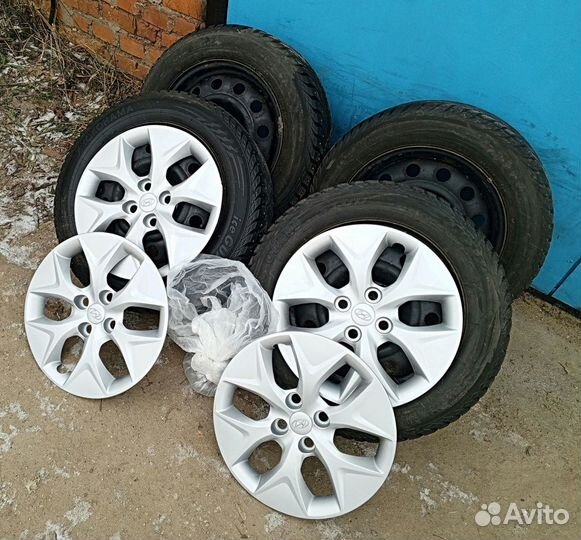 Зимние колеса R15 4x100 Kia/Hyundai 185/65