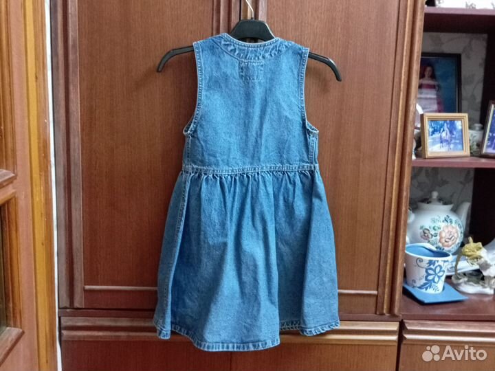 Джинсовый сарафан для девочки