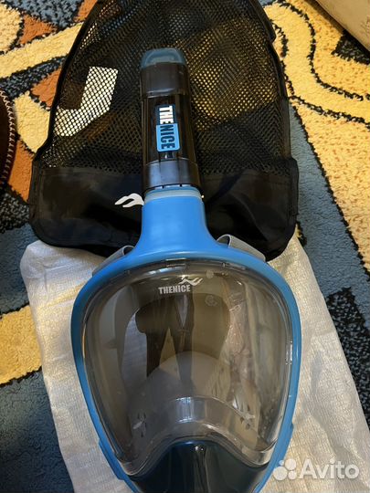 Маска для подводного плавания с трубкой
