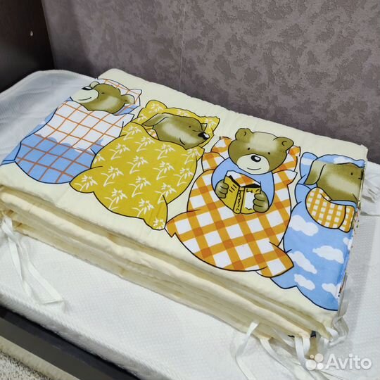 Детская кроватка-трансформер с комодом