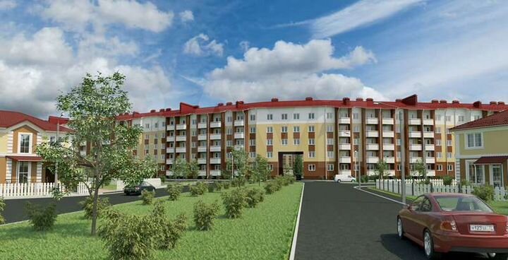 1-к. квартира, 39 м², 1/5 эт.