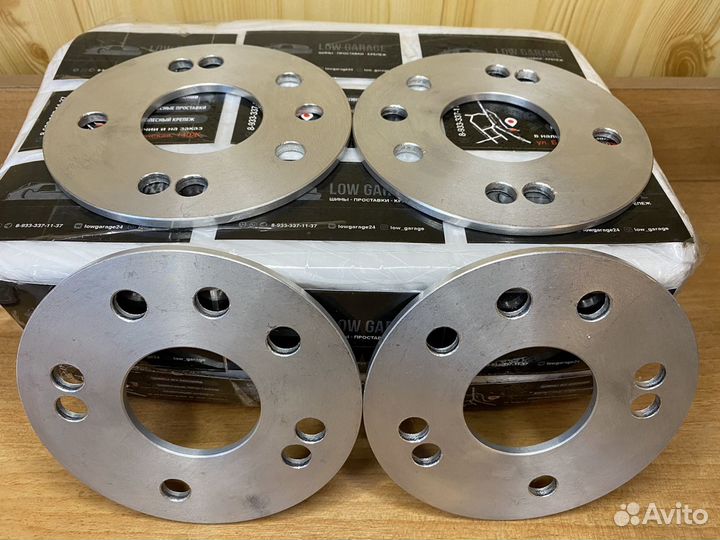 Проставки 4х100 и 5х100 5мм цо56.1 сквозные