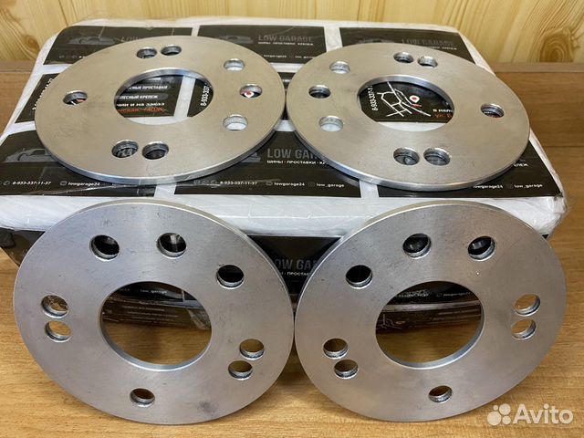 Проставки 4х100 и 5х100 5мм цо56.1 сквозные