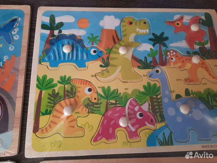 Новые вкладыши-пазлы