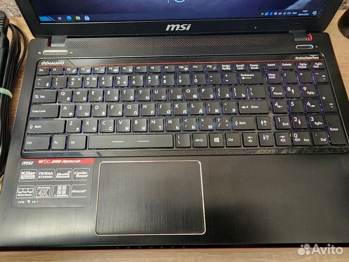 Игровой MSI Core i7, GTX950m, озу12Gb, SSD, IPS