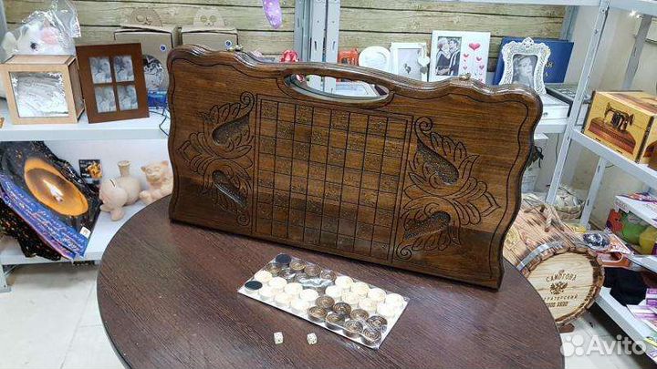 Нарды резные 