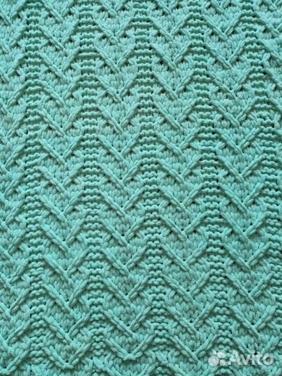 Вязаный плед детский