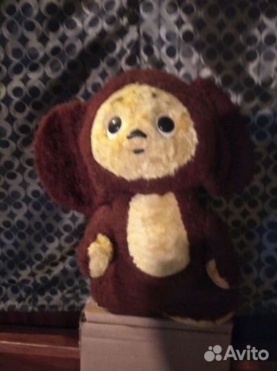 Игрушка Чебурашка плюшевый СССР