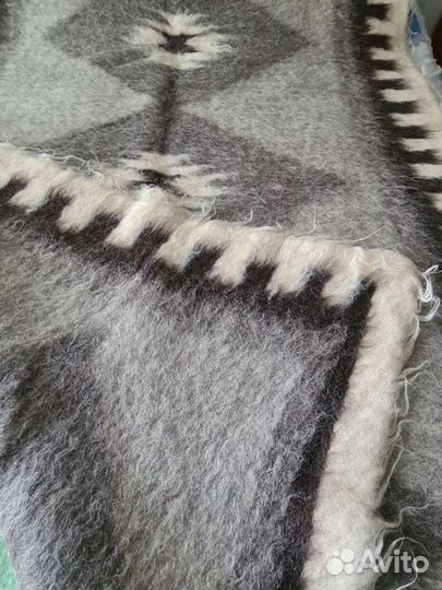 Плед- одеяло из натуральной овечьей шерсти