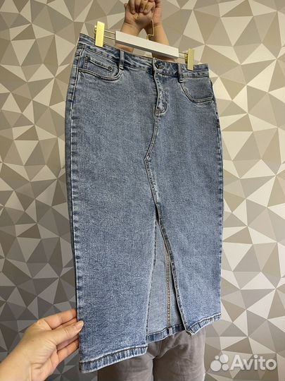 Юбка джинсовая