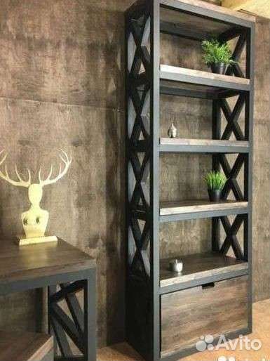 Стеллажи на заказ в стиле лофт