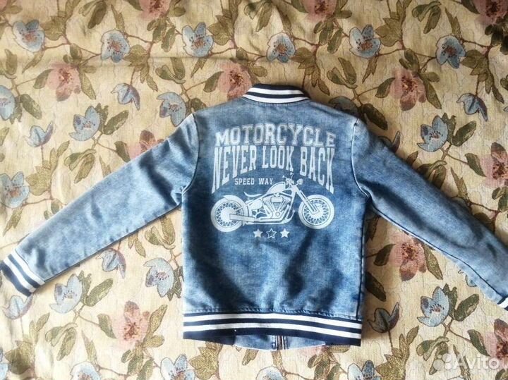 Джинсовка на мальчика 134-146р