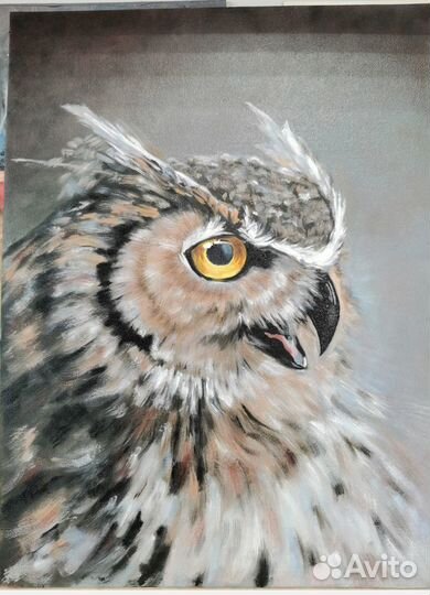 Картина маслом. Филин