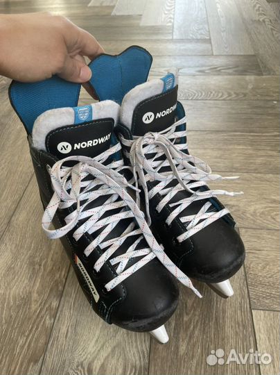 Коньки детские раздвижные, р. 29-33