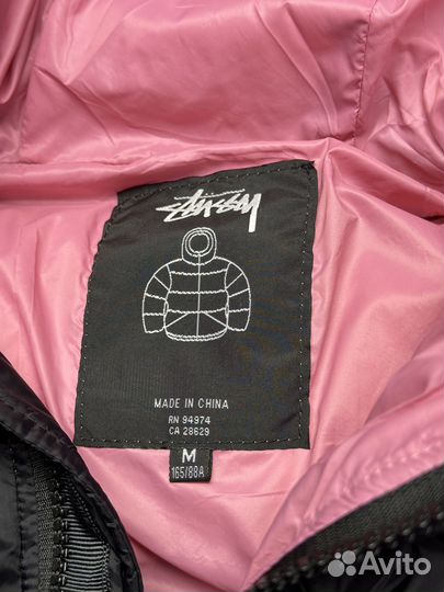 Пуховик stussy 800 fill На руках (Оригинал Legit)