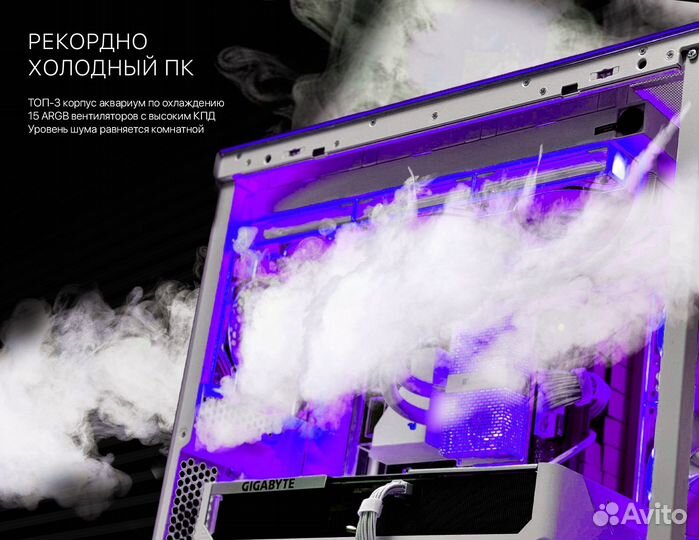 Игровой пк RTX 4090/ AMD 9950X/ 64Gb DDR5 8000 Мгц