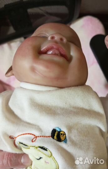 Кукла реборн ручной работы 55см