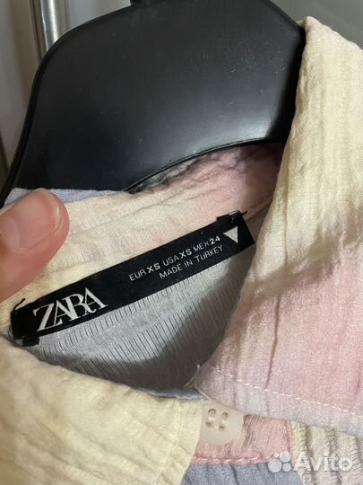 Рубашка укороченная Zara
