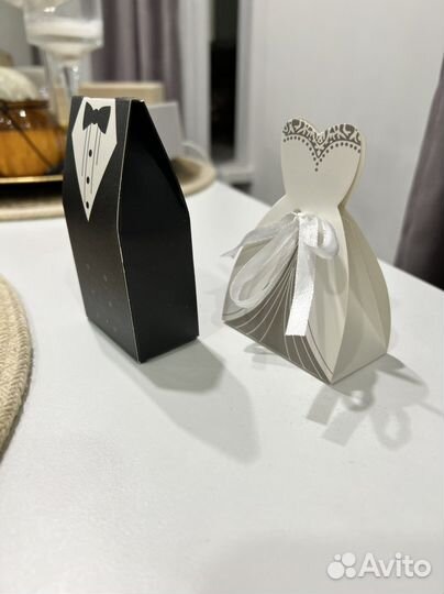 Бонбоньерка подарок гостям свадьба крещение