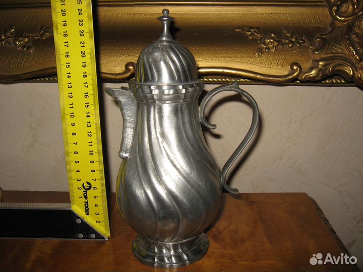 Антиквариат кувшин олово 19 века клеймо